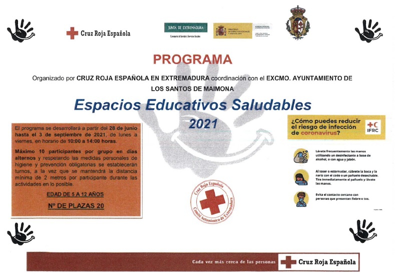 Los Santos de Maimona acogerá también los Espacios Educativos Saludables este próximo verano