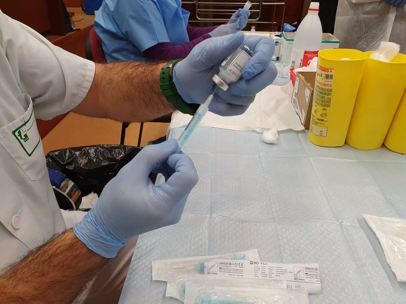 Nueva vacunación masiva en Zafra para nacidos del 1962 al 1971 de ocho localidades de la comarca