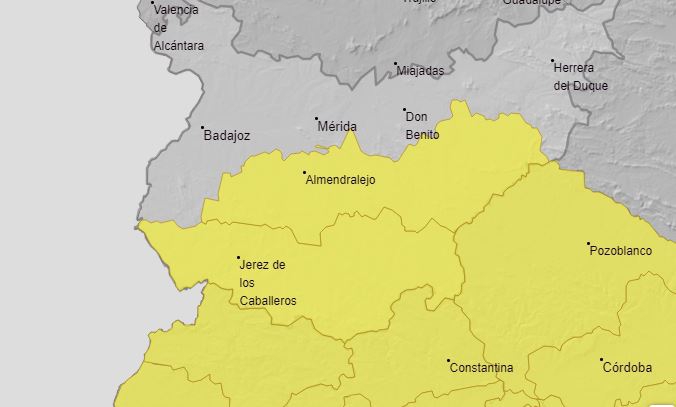 La comarca en aviso amarillo por tormentas a partir del mediodía de hoy