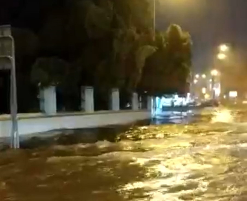 Zafra, segunda localidad más lluviosa del país hoy, superando los 90 litros por metro cuadrado
