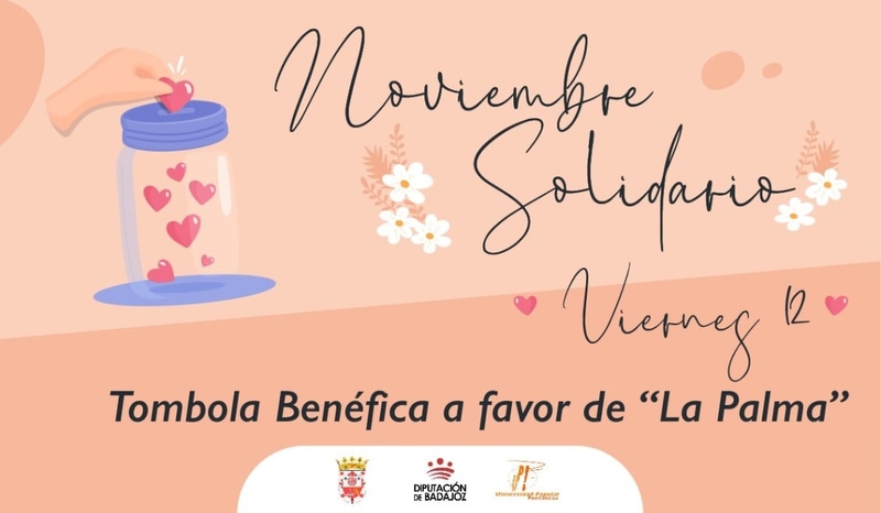 Este viernes se llevará a cabo una tómbola benéfica a favor de La Palma en Fuente del Maestre