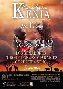 Este sábado se celebrará un concierto solidario a favor de Kenia en Fuente del Maestre