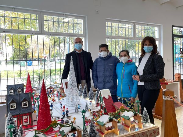 Inaugurada en Zafra la exposición Playmobil de Navidad en la Oficina de Turismo