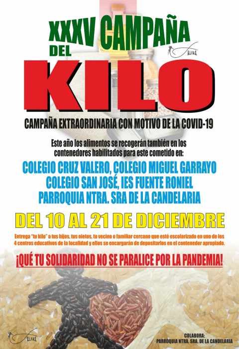 La XXXV Campaña del Kilo se celebra en Fuente del Maestre hasta el 21 de diciembre