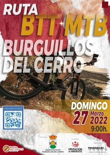 El próximo 27 de marzo se celebrará en Burguillos del Cerro una Ruta BTT/MBT