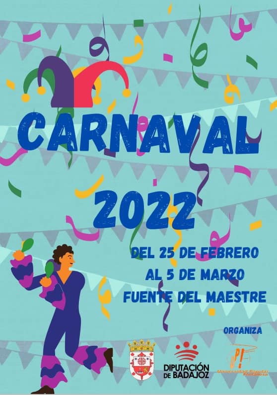 Los Carnavales se celebrarán en Fuente del Maestre del 25 de febrero al 5 de marzo con un amplio programa de actividades
