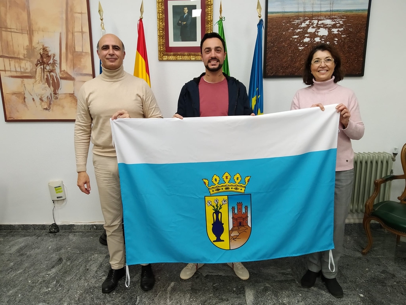 El Ayuntamiento de Zafra recibe al jugador de billar Jaime Iglesias para reconocerle sus logros conseguidos