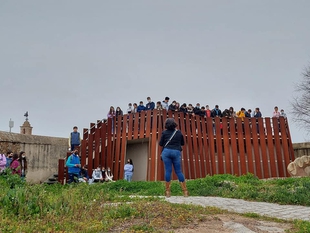 Más de 75 alumnos y alumnas del IES Pésula de Salteras visitan Burguillos del Cerro