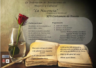 Medina de las Torres acoge el XIV Certamen de Poesía `La Nacencia´