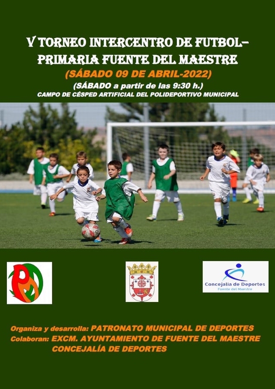 Este sábado se celebrará el V Torneo Intercentro de Fútbol-Primaria en Fuente del Maestre