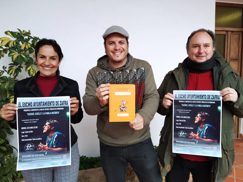 Duende Josele y la Familia Indómita presentan su nuevo trabajo Versos con Lengua en el Teatro de Zafra