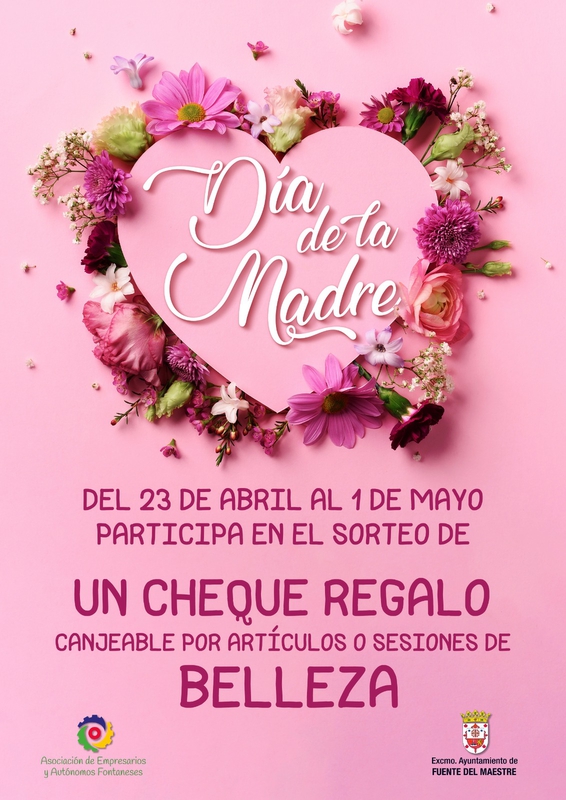 Fuente del Maestre celebra una campaña para el comercio local por el Día de la Madre hasta el 1 de mayo