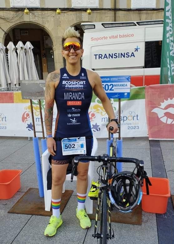 Cristina Miranda, afincada en Fuente del Maestre, participar en las Series Mundiales de Paratriatln en Yokohama este fin de semana