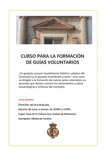 Nuevo curso gratuito de guías voluntarios en Los Santos de Maimona