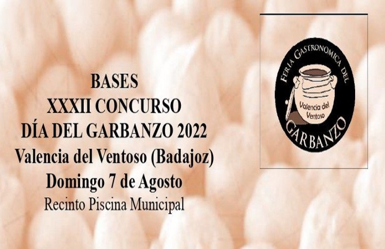 Publicadas las bases del XXXII Concurso `Da del Garbanzo 2022 en Valencia del Ventoso