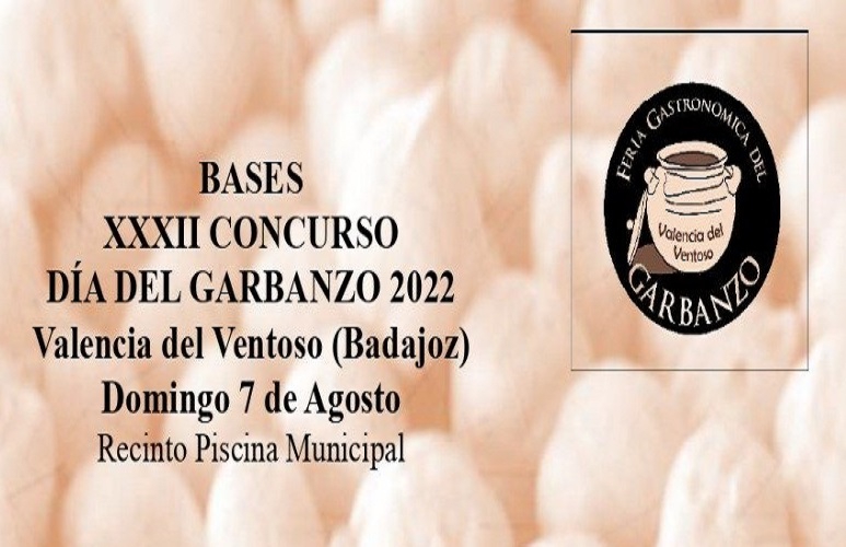 Publicadas las bases del XXXII Concurso `Día del Garbanzo 2022 en Valencia del Ventoso