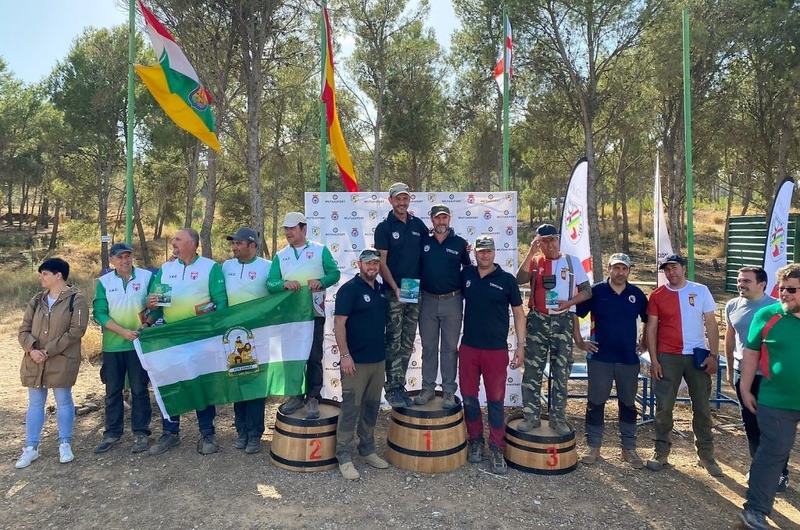 Erick Matos (Elio) de Valencia del Ventoso se proclama campeón de España de Field Target junto al combinado Extremeño