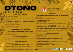 Medina de las Torres presenta la programacin del Otoo Cultural