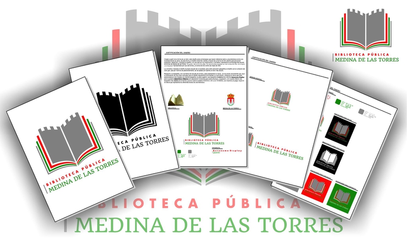 Francisco Javier Sánchez ganador del concurso del logotipo de la Biblioteca Municipal de Medina de las Torres