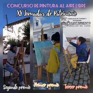 Conocido el fallo del jurado en el Concurso de Pintura al Aire libre de Burguillos del Cerro