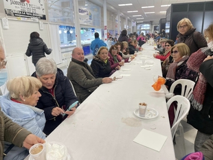 La convivencia intergeneracional celebrada hoy en Zafra por Santa Brgida ha congregado a ms de 1.000 personas