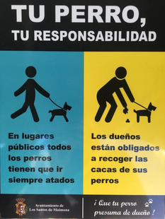 El Ayuntamiento de Los Santos de Maimona inicia una campaña de concienciación destinada a dueños de perros