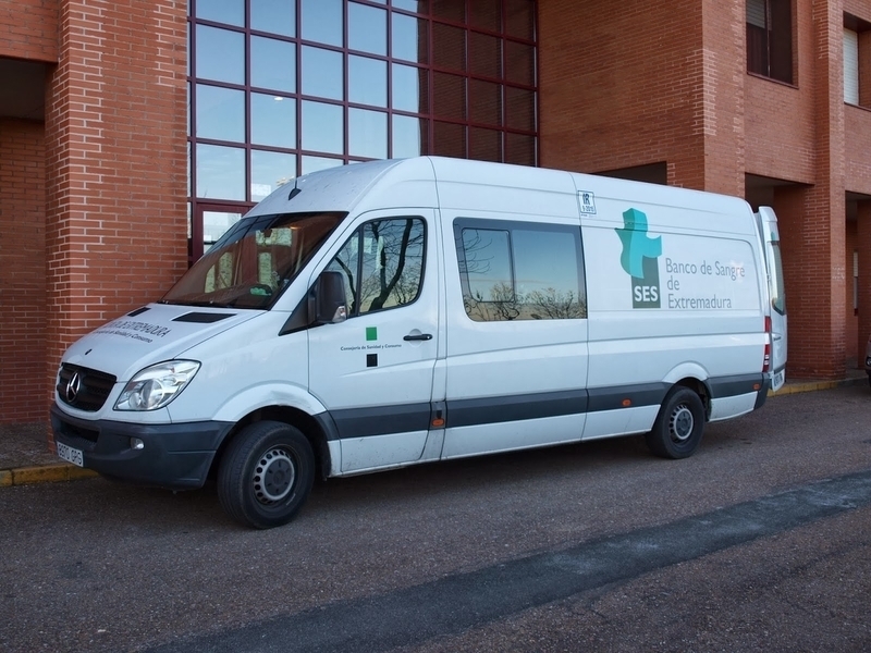 El Banco de Sangre viajará a Valencia del Ventoso, Zafra y Atalaya durante el mes de abril