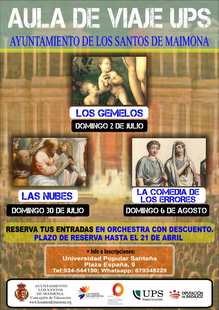 El Aula de Viajes de la Universidad Popular Santeña asistirá a tres obras del Festival de Teatro Clásico de Mérida