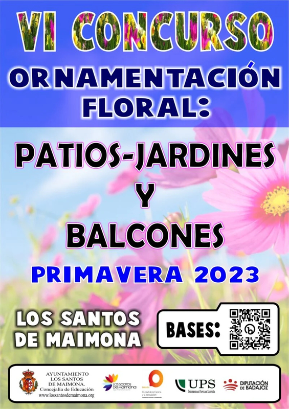 Convocada la sexta edición del Concurso de Ornamentación Floral de la Primavera 2023 en Los Santos de Maimona