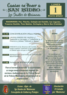 El Camino marca este 1 de mayo el inicio de la Romera de San Isidro en Los Santos de Maimona