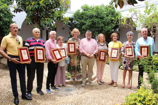 El Ayuntamiento de Los Santos de Maimona celebra el Día de su patrona Santa Rita y homenajea a sus trabajadores jubilados