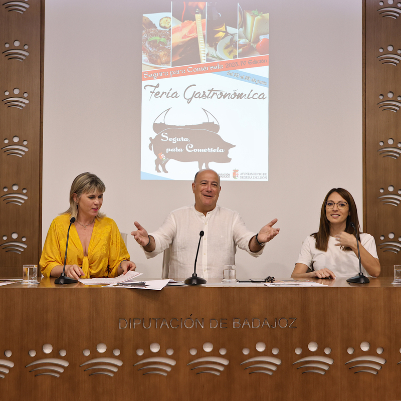 Presentada en Diputación la IV Feria Gastronómica `Segura, para comérsela