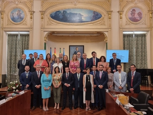 Mara Concepcin Lpez (Valencia del Ventoso) y Juan Antonio Barrios (Fuente del Maestre) toman posesin como diputados provinciales