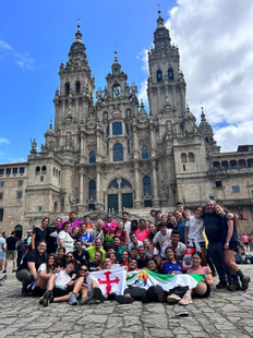 Medio centenar de jvenes han participado en la peregrinacin a Santiago desde Fuente del Maestre