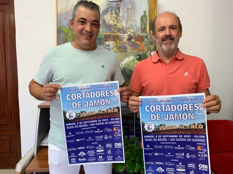 El II Concurso Nacional de Cortadores de Jamón `El Piropo Blanco se celebra en Los Santos de Maimona este sábado