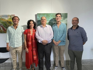 Inaugurada en Zafra la exposicin `Aire, Tierra, Agua y Fuego de la arquitecta zafrense Henar Prez-Zaballos