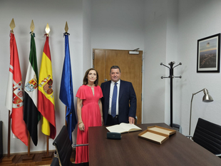 La pregonera de las Fiestas del Cristo 2023 en Fuente del Maestre hizo un relato fidedigno de su trayectoria como directora del IES Fuente Roniel