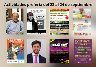 El pregn de la feria, el taurino, conciertos y deporte, protagonizan las actividades de este fin de semana en Zafra