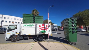 Promedio activa el servicio permanente de recogida de residuos en la FIG de Zafra