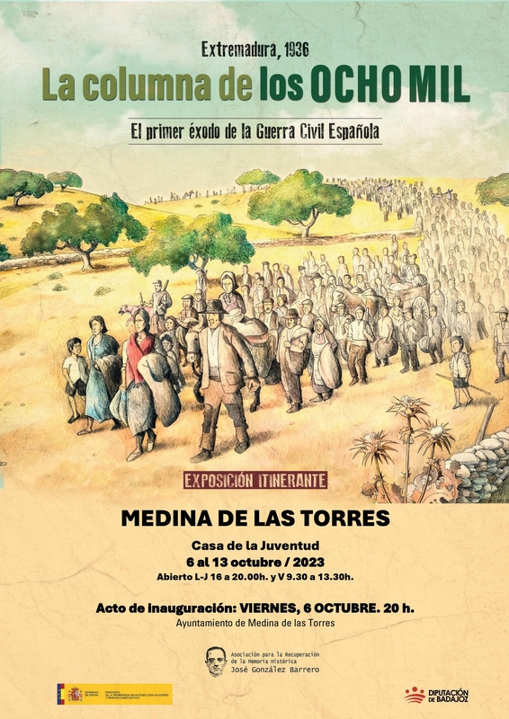 Medina de las Torres acogerá la exposición sobre `La Columna de los Ocho Mil