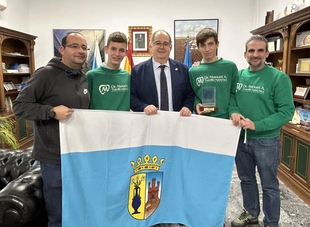 Recibidos en el Ayuntamiento de Zafra los hermanos Gutiérrez Toro tras ganar la XIV Copa de España sub-14 de Ajedrez