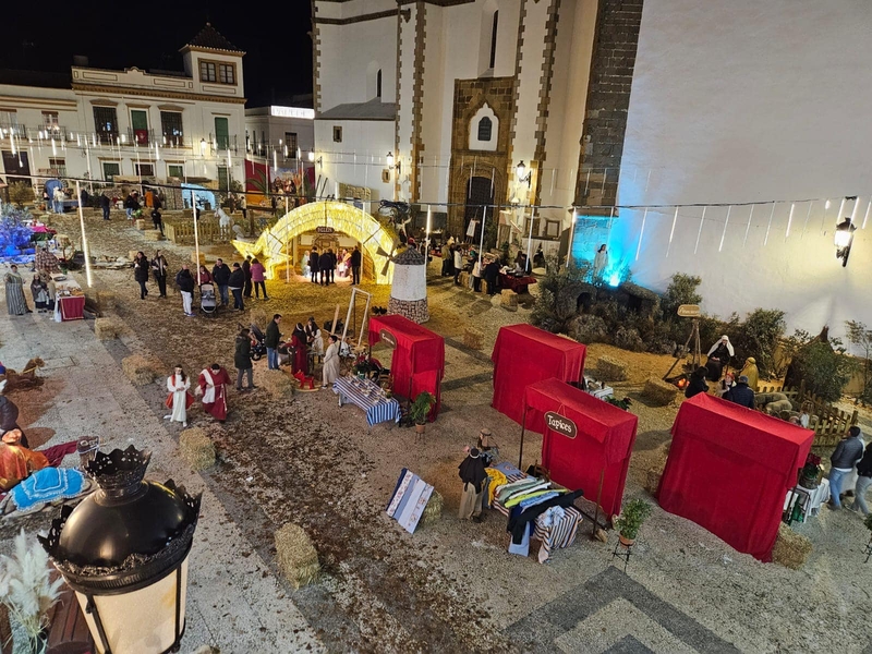 Más de 2000 personas visitaban este fin de semana el Belén Viviente de Fuente del Maestre