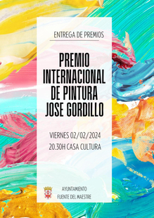 Este viernes se entregarán en Fuente del Maestre los premios del II Premio Internacional de Pintura `José Gordillo´