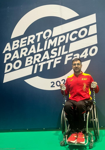 El palista fontanés Francisco Javier López consigue un oro y un bronce en Brasil