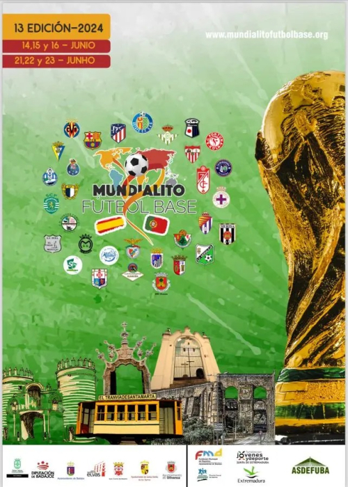 Fuente del Maestre acoge este fin de semana el XIII Mundialito de Fútbol Base