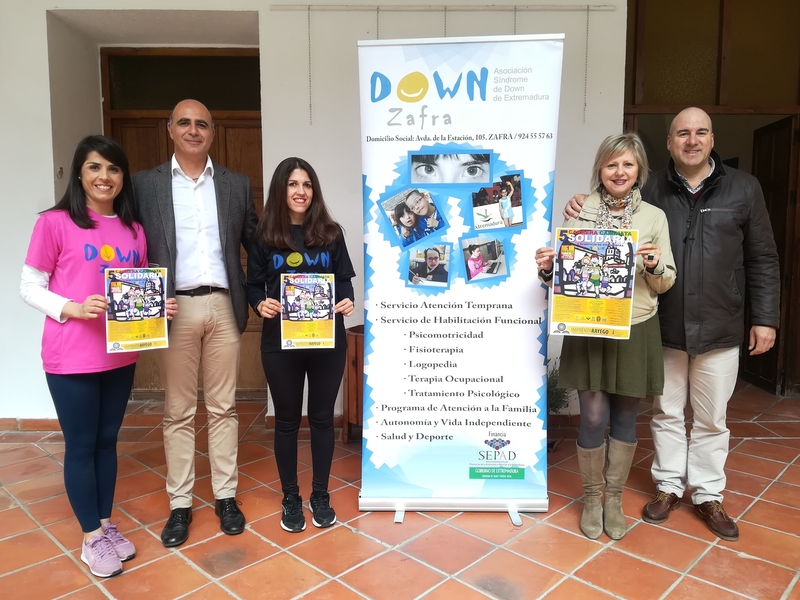 La V Carrera Caminata Solidaria de Down se celebra en Zafra el 1 de mayo
