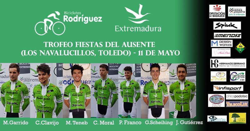 El Bicicletas Rodríguez-Extremadura copa los pódium del Trofeo Fiestas del Ausente