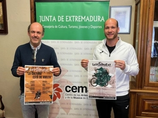 Todo preparado en Los Santos de Maimona para celebrar el evento final de la Vuelta Ciclista a Extremadura