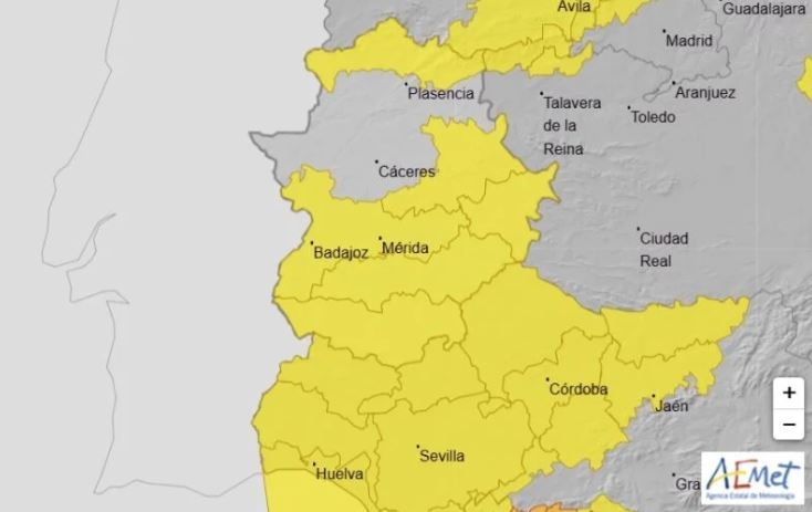 El 112 activa la alerta amarilla en la comarca hasta el martes por la mañana