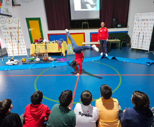 El colegio `San José de Calasanz´ de Fuente del Maestre acogió el programa `Tod@s Olímpic@s´